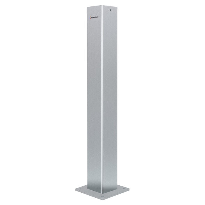 Bollard Square Surface Mounted 120mm Galvanised