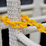 Yellow Plastic Safety Chain 40M Roll