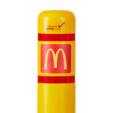 Mcdonald's Sticker For Bollard Cover