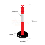 T-Top Bollard with Base 8kg