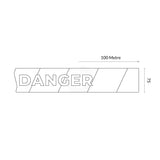 Danger Barrier Tape 100m x 75mm