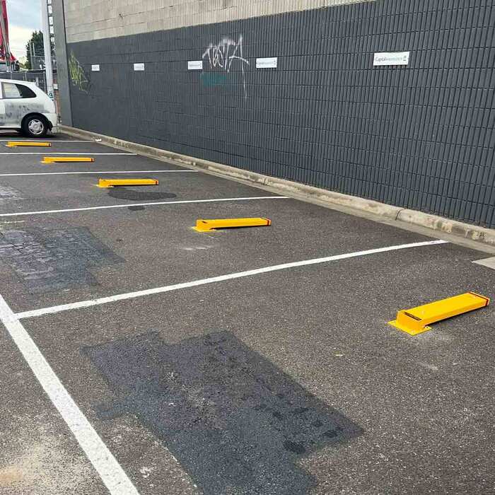 Bollard Rectangle Parking - Keylock