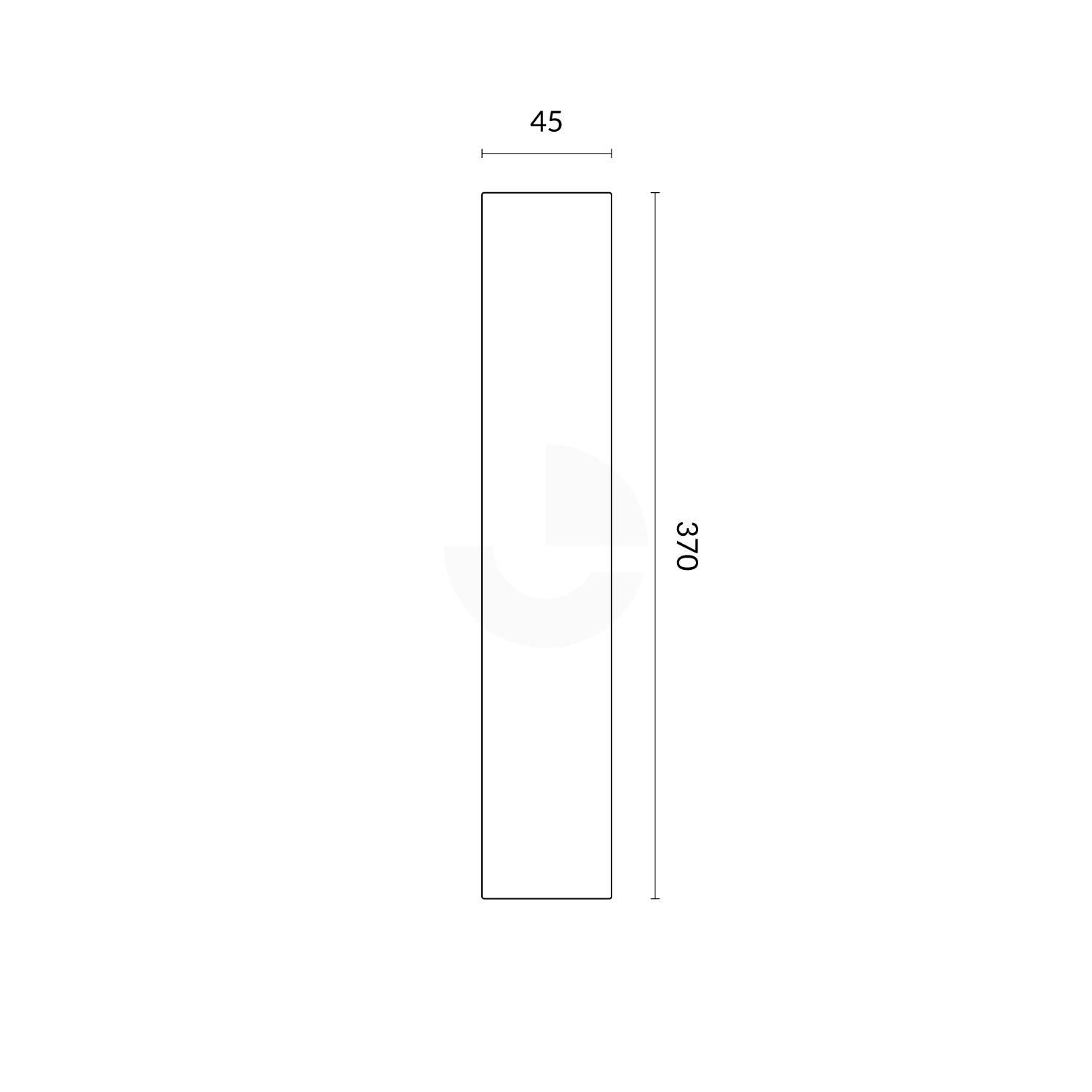 ''Reserved'' Sticker - For Rectangle Parking Bollard