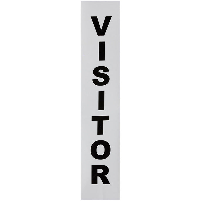 ''Visitor'' Sticker - For Rectangle Parking Bollard