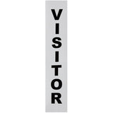 ''Visitor'' Sticker - For Rectangle Parking Bollard