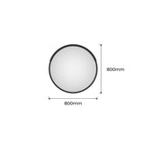 Convex Mirror Black - 800mm