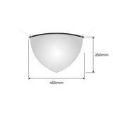 Quarter Dome Mirror -600mm