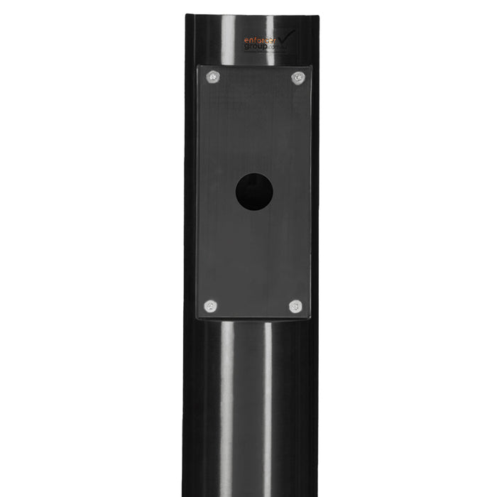 Intercom Bollard Post - 165mm - Black