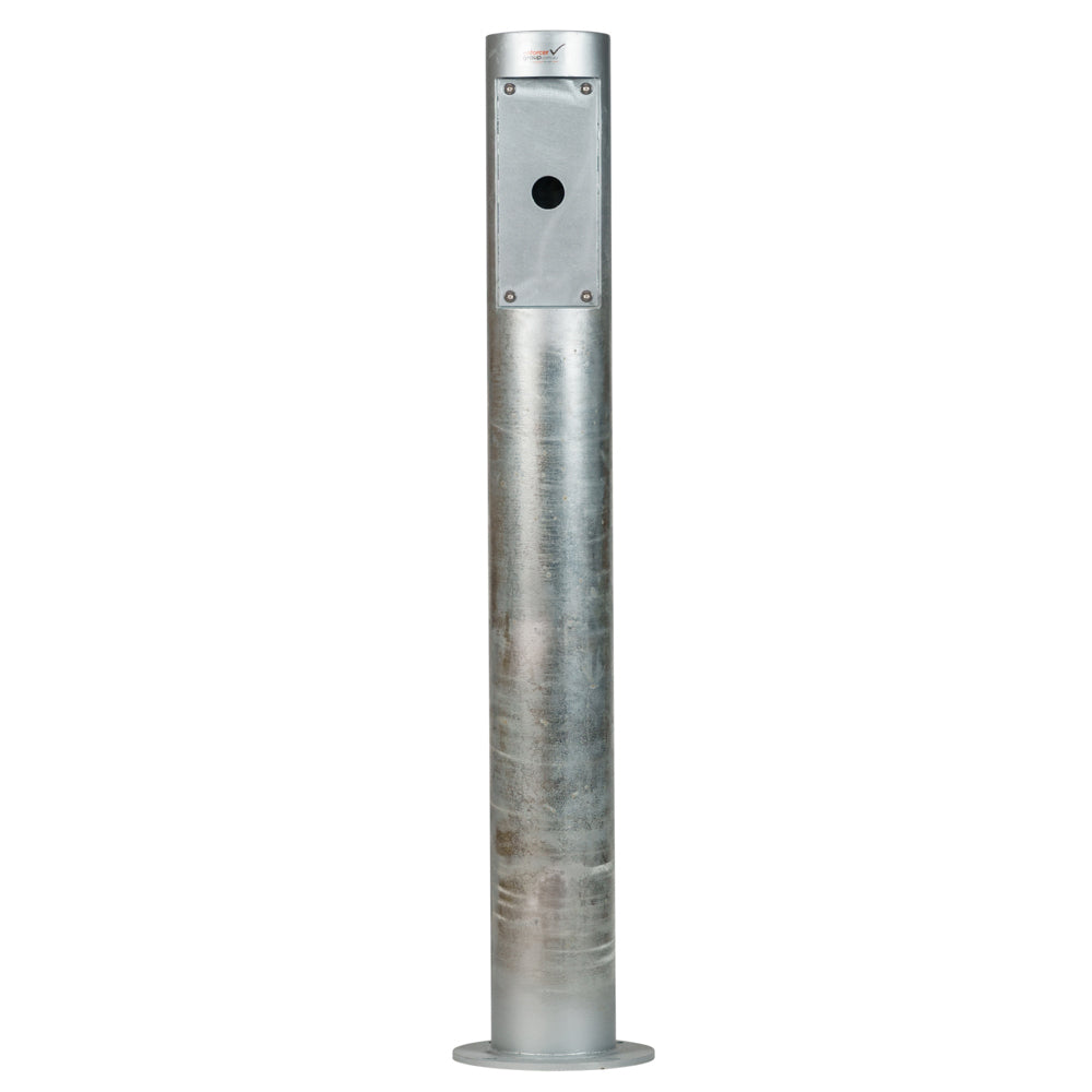 Intercom Bollard Post - 165mm Hot Dipped Galvanised