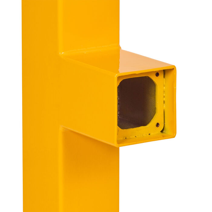 Intercom Bollard Post Dual Card Reader Surface Mounted - Yellow