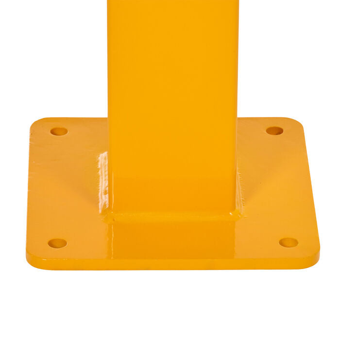 Intercom Bollard Post Single Card Reader Surface Mounted - Yellow