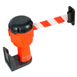 Cone Top Retractable Barrier - Red/White