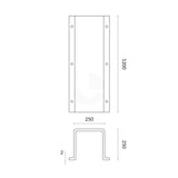 Downpipe Protector - 250mm Galvanised