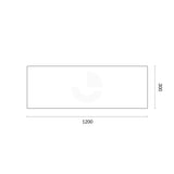 Drive Safely Sign 1200x300mm, (corflute)