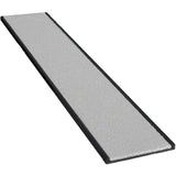 Aluminium Recessed Nosing with Silicon Carbide Insert - Flat Bar - Per Metre