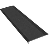 Enforcer Aluminium Stair Nosing Natural or Black with Silicon Carbide Tape Insert - Per Metre