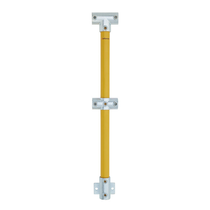 Through Stanchion w/ Rail Mount - Gal/Yellow