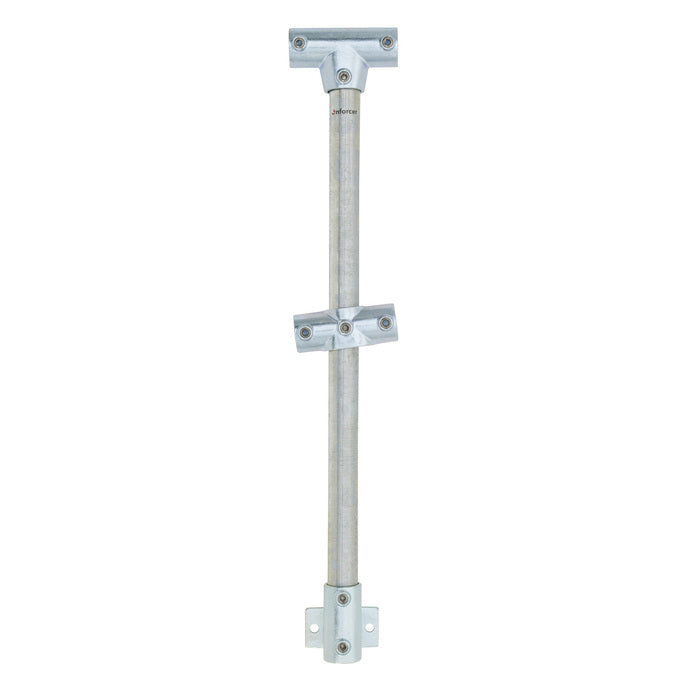 Through Stanchion w/ Rail Mount 0-11deg -  Gal