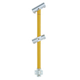 Through Stanchion w/ Rail Mount 110-300 -  Gal/Yellow