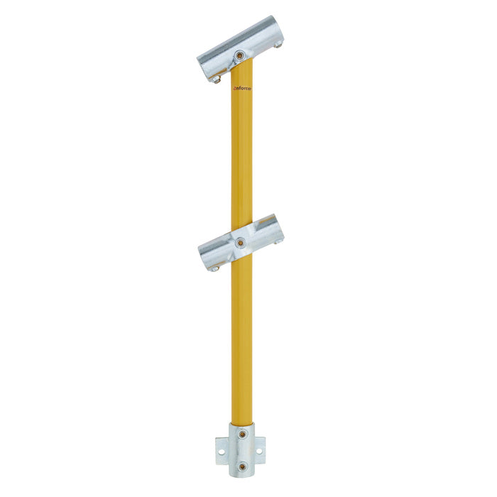 Through Stanchion w/ Rail Mount 11-30deg -  Gal/Yellow