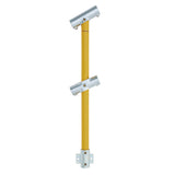 Through Stanchion w/ Rail Mount 11-30deg -  Gal/Yellow