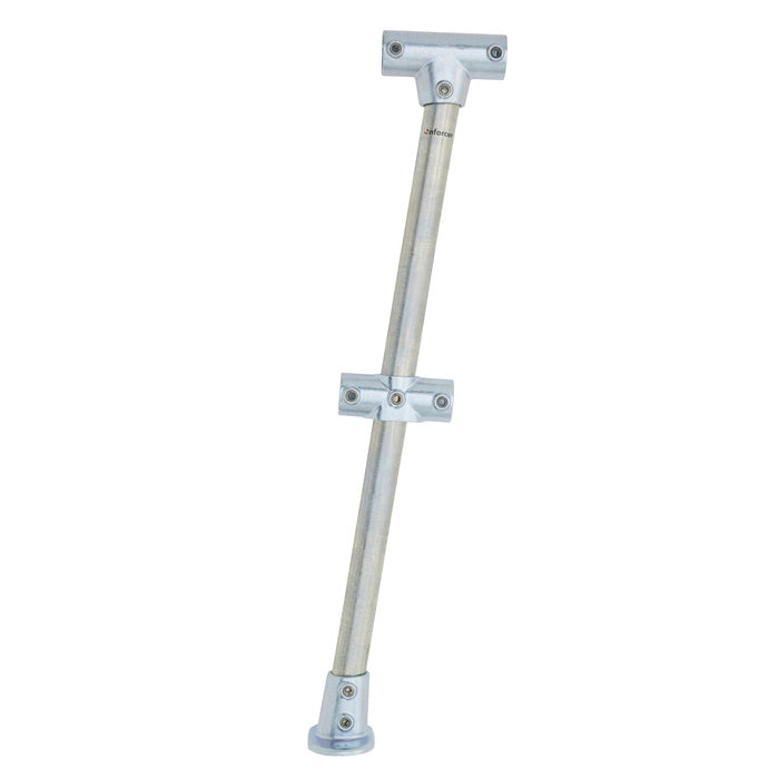 Through stanchion w/ Base Fixing Plate - 0-11deg - Gal/Yellow