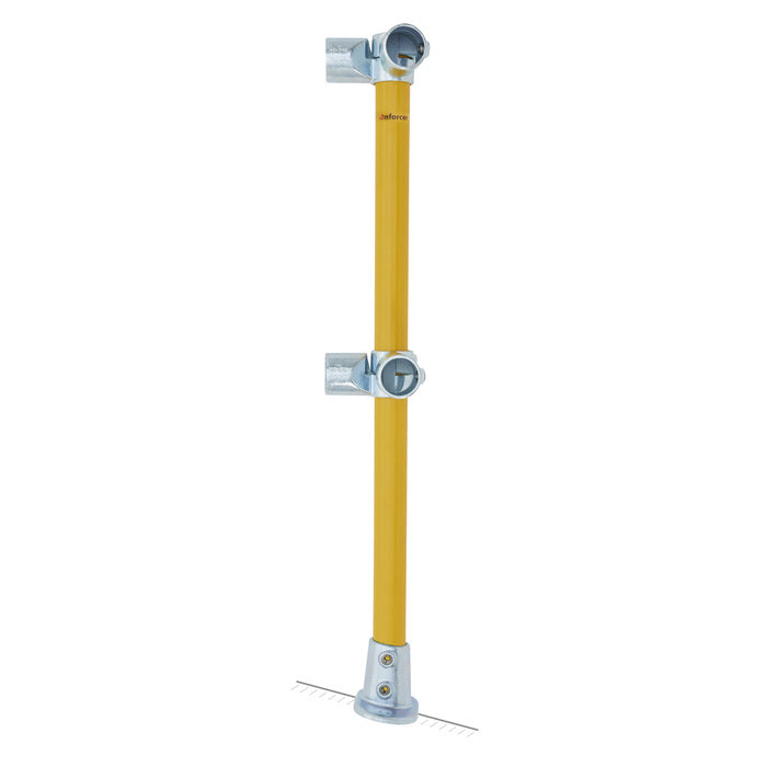 Variable Corner Stanchion - w/ Base Fixing Plate 0-11deg