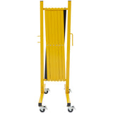 Expandable Safety Barrier Steel - 3000mm Yellow/Black With Wheels