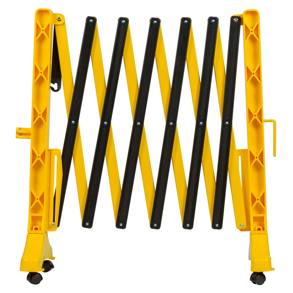 Expandable Safety Barrier Plastic - 3500mm With Wheels