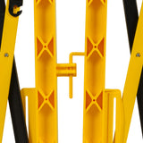 Expandable Safety Barrier Plastic - 3500mm With Wheels