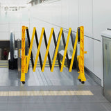 Expandable Safety Barrier Plastic - 3500mm With Wheels