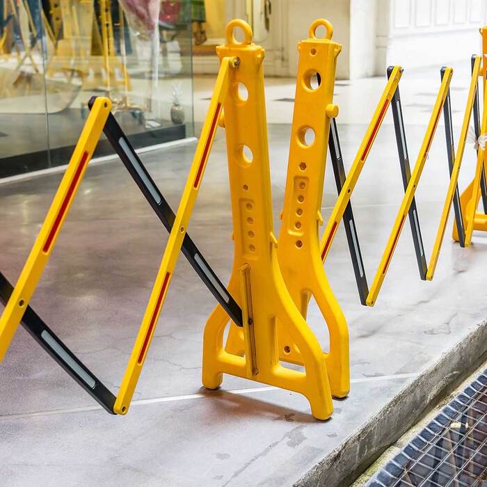 Expandable Safety Barrier - Lightweight Plastic