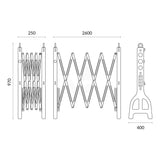 Expandable Safety Barrier - Lightweight Plastic