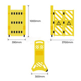 Expandable Portable Mobile Safety Barrier