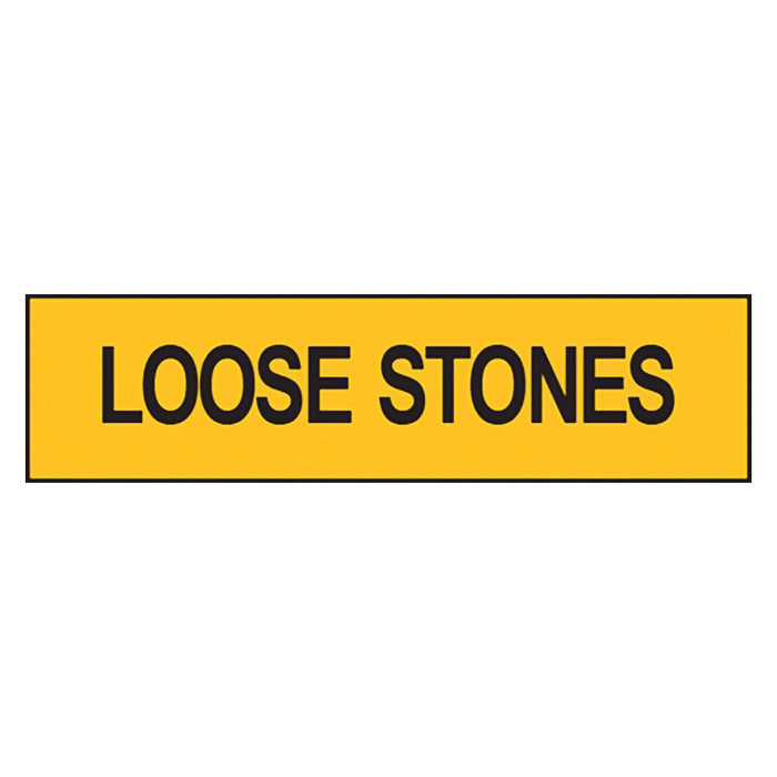 Loose Stones Sign 900x600mm, (Corflute) – Enforcer Group