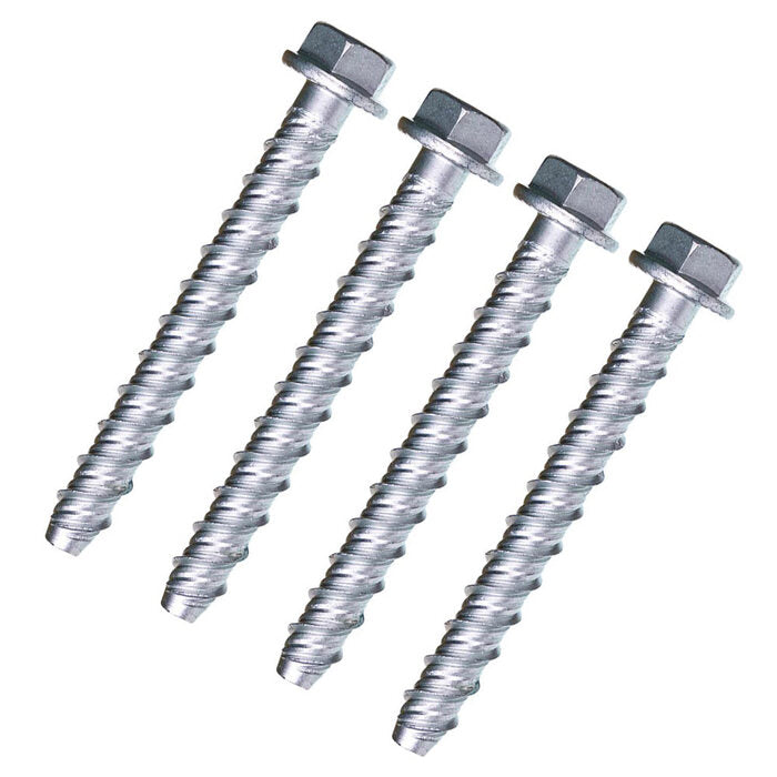 Concrete Screw Bolts (14mm x 100mm) Pack of 4