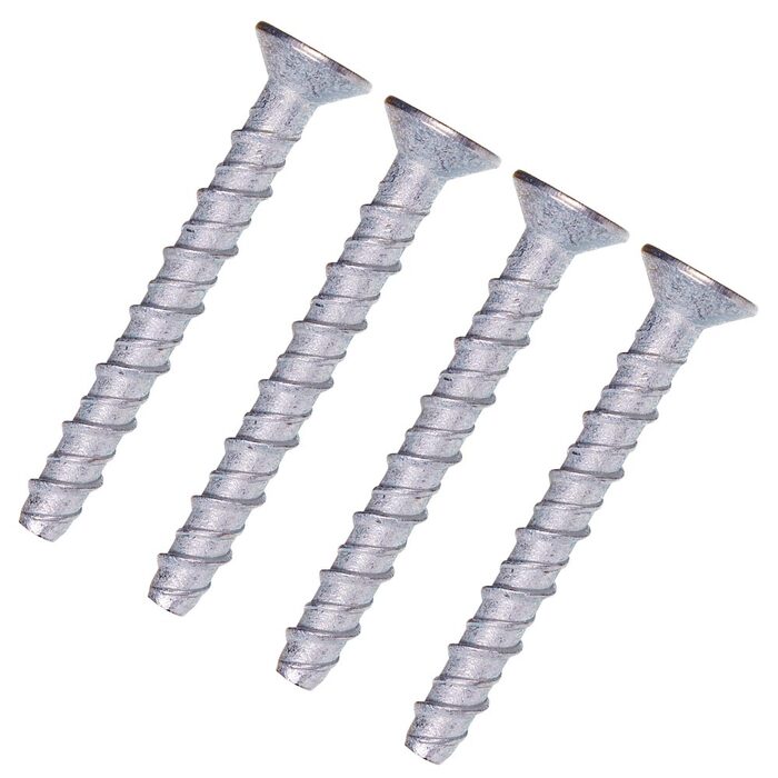 Countersunk Concrete Screw Bolt (10mm x 100mm) Pack of 4