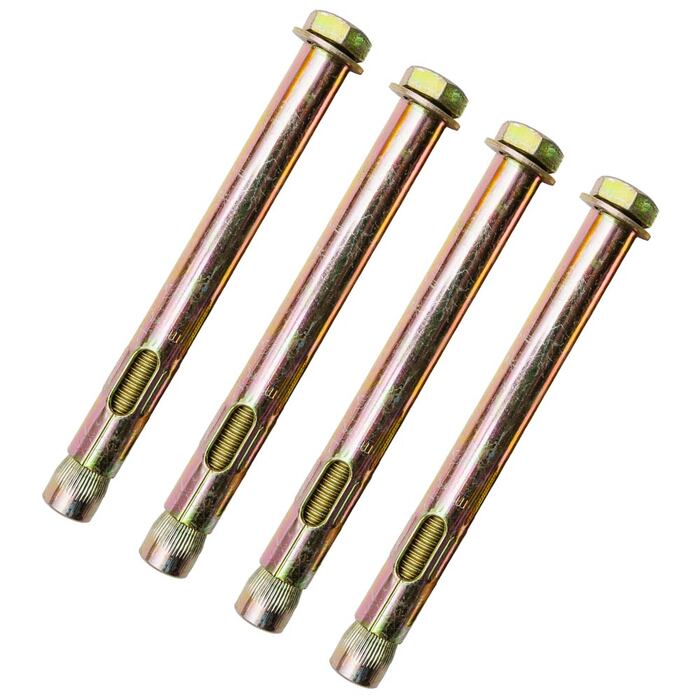 Zinc Flush Head Bolt (14mm x 150mm) Pack of 4 – Enforcer Group