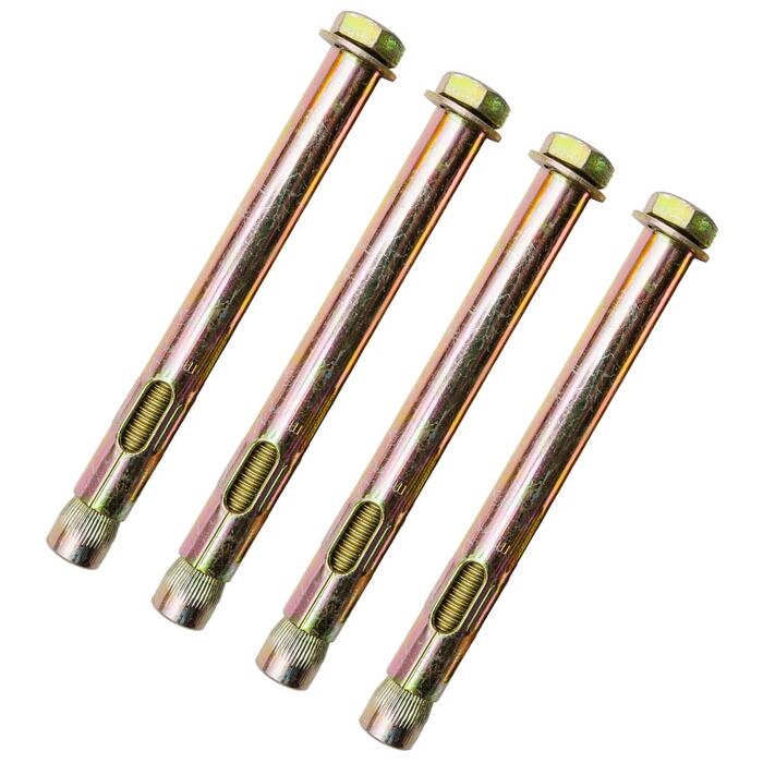 Zinc Flush Head Bolt (14mm x 150mm) Pack of 4