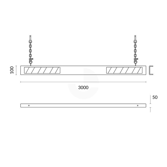 Height Clearance Bar 3 Metres Long