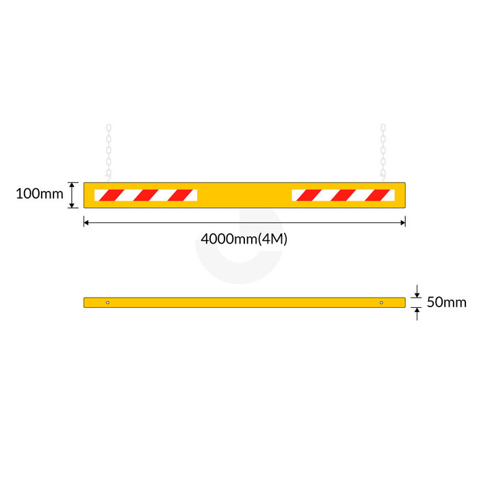 Height Clearance Bar 4 Metres Long