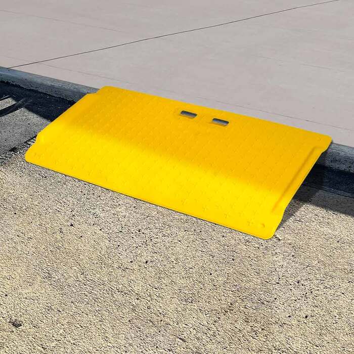 Portable Kerb Ramp - 1300mm Yellow