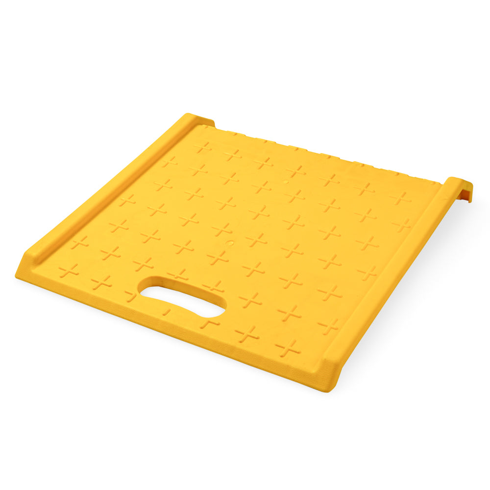 Portable Trolley & Pedestrian Kerb Ramp - Yellow