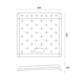 Portable Trolley & Pedestrian Kerb Ramp - Yellow