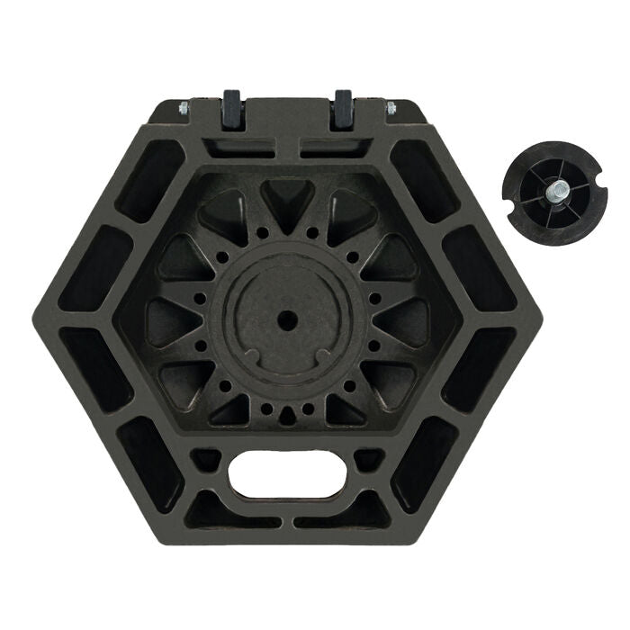 Retractable Belt Barrier Bollard - Red Post, Red/White 2-Post Set