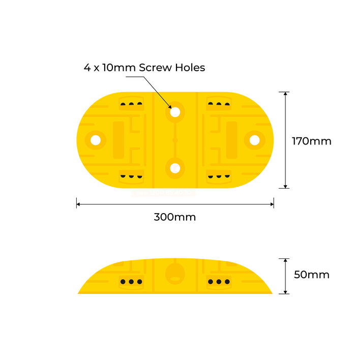 Rumble Bar Plastic - Yellow