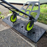 Black Kerb Ramp Rubber 75mm High