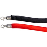 Velvet Barrier Rope  - Red Or Black 1500mm Long