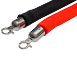 Velvet Barrier Rope  - Red Or Black 1500mm Long