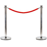 Velvet Barrier Rope  - Red Or Black 1500mm Long